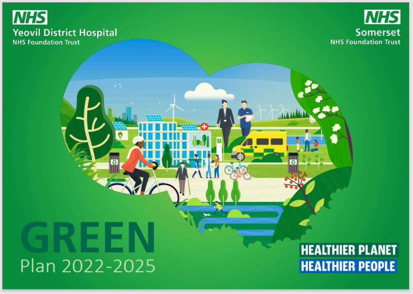 NHS Green Plan Image with link to document